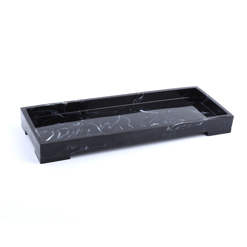 Zara Home Bathroom Tray - ถาดสีดำCountertopsโต๊ะเครื่องแป้งห้องน้ำห้องน้ำถังถาด,ใหม่บ้านหินอ่อนหินถาด,ถาดสำหรับCl