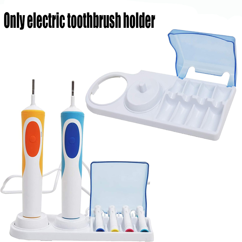 Toothbrush Holder Set - ที่วางแปรงสีฟันพลาสติกแบบพกพาสำหรับแปรงสีฟันไฟฟ้า Oral-B รุ่น D12 D18 D29
