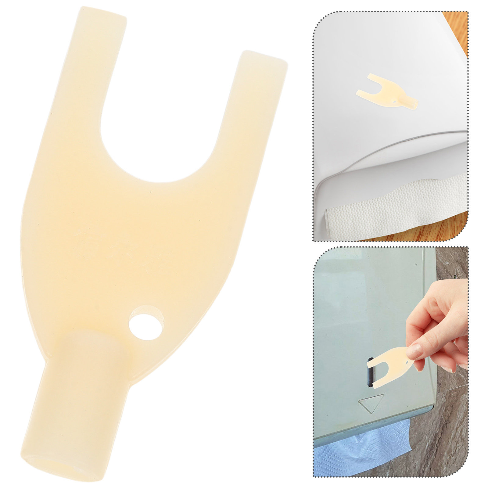 Home Bathroom Paper Towel Dispenser - ที่ใส่กระดาษทิชชูแบบเปลี่ยนได้ ขนาดกะทัดรัด น้ำหนักเบา ใช้ได้ทั่วไปสำหรับที่ใส่กระดาษทิชชูในห้องน้ำที่บ้านและในเชิงพาณิชย์