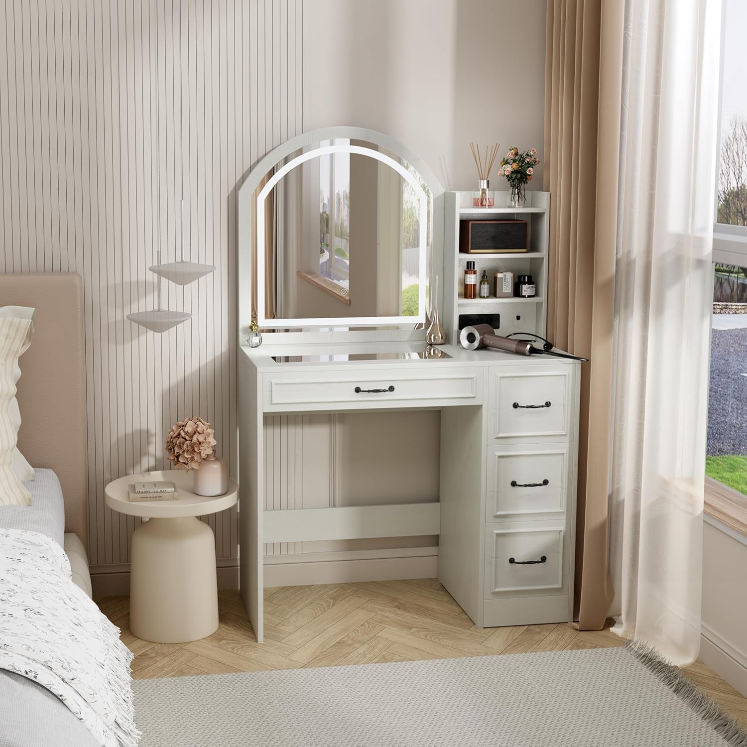 โต๊ะเครื่องแป้งสไตล์โมเดิร์นพร - Home Outlet Bathroom บทวิจารณ์และราคา
