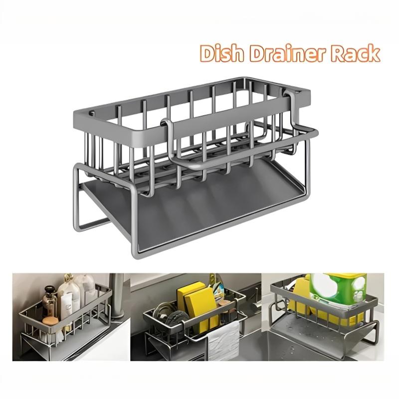 ที่วางฟองน้ำพร้อมที่แขวนผ้าเช็ - Home Kitchen Bathroom Marketing บทวิจารณ์และราคา