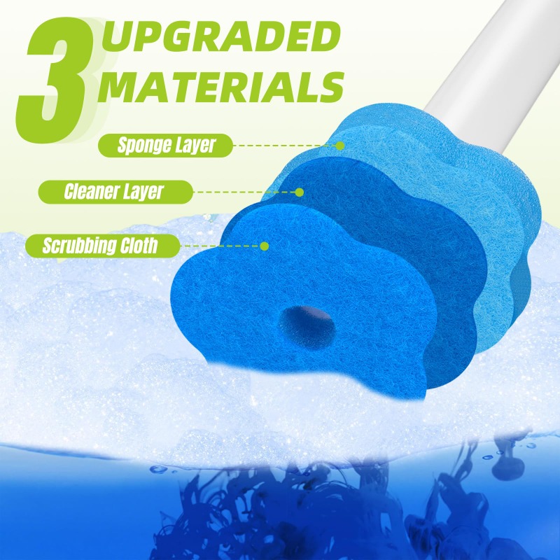 แปรงขัดห้องน้ำพร้อมชุดหัวเปลี่ - Home Bathroom Products บทวิจารณ์และราคา