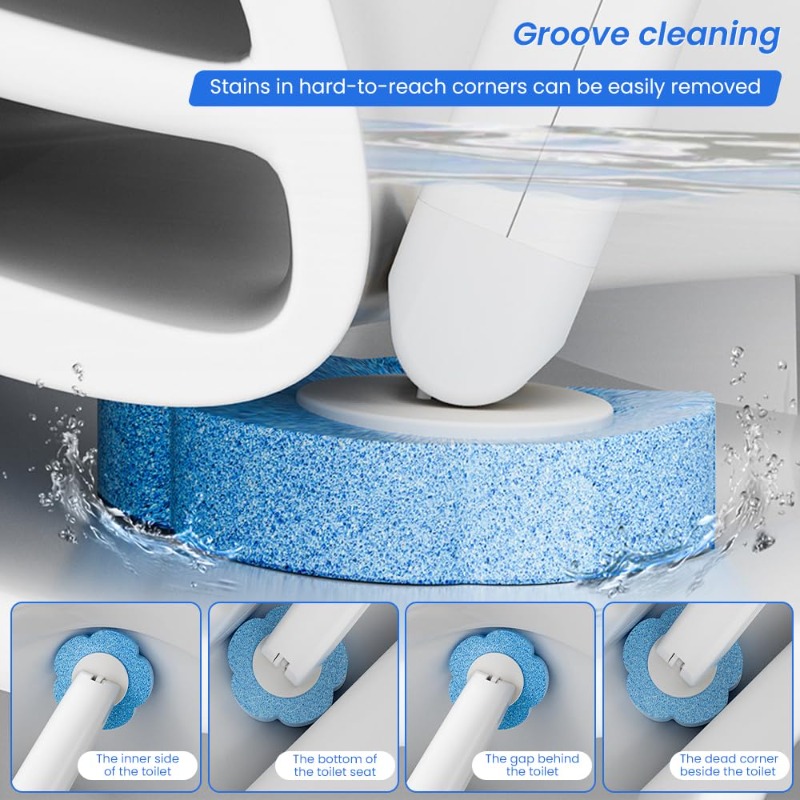 แปรงทำความสะอาดห้องน้ำแบบใช้แล - Home Bathroom Products บทวิจารณ์และราคา