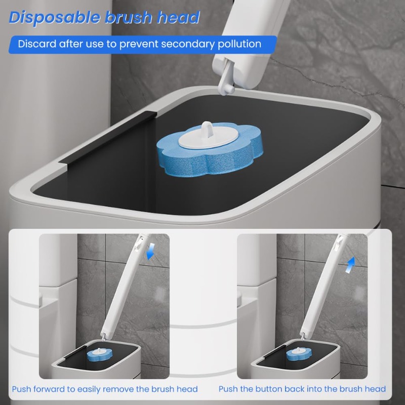 แปรงทำความสะอาดห้องน้ำแบบใช้แล - Home Bathroom Products บทวิจารณ์และราคา