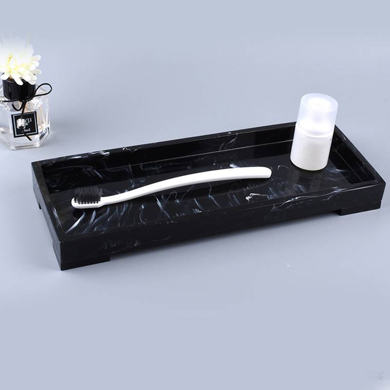 ถาดสีดำCountertopsโต๊ะเครื่องแ - Zara Home Bathroom Tray บทวิจารณ์และราคา