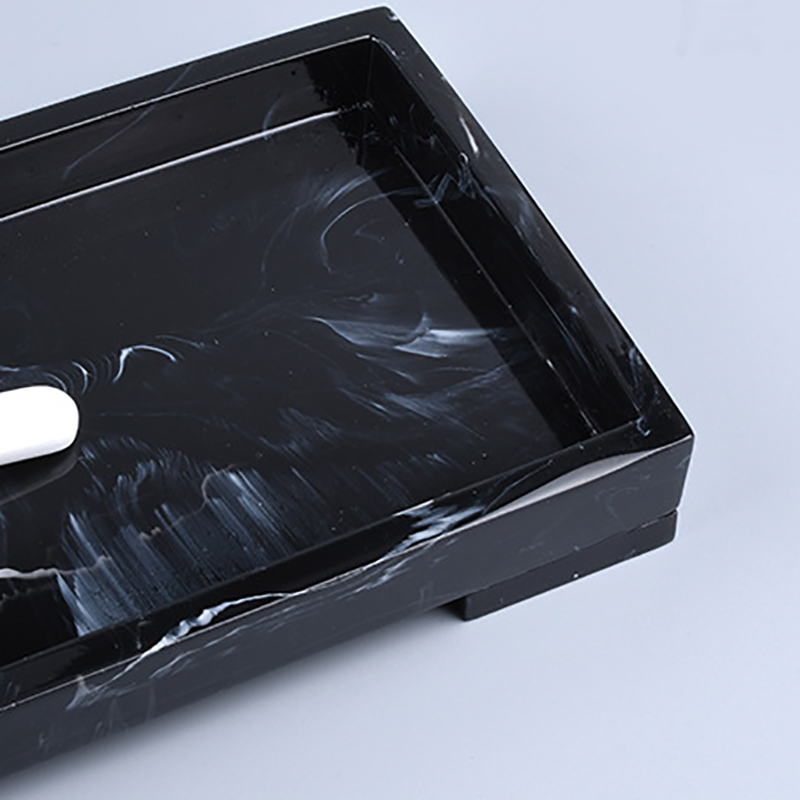 ถาดสีดำCountertopsโต๊ะเครื่องแ - Zara Home Bathroom Tray บทวิจารณ์และราคา