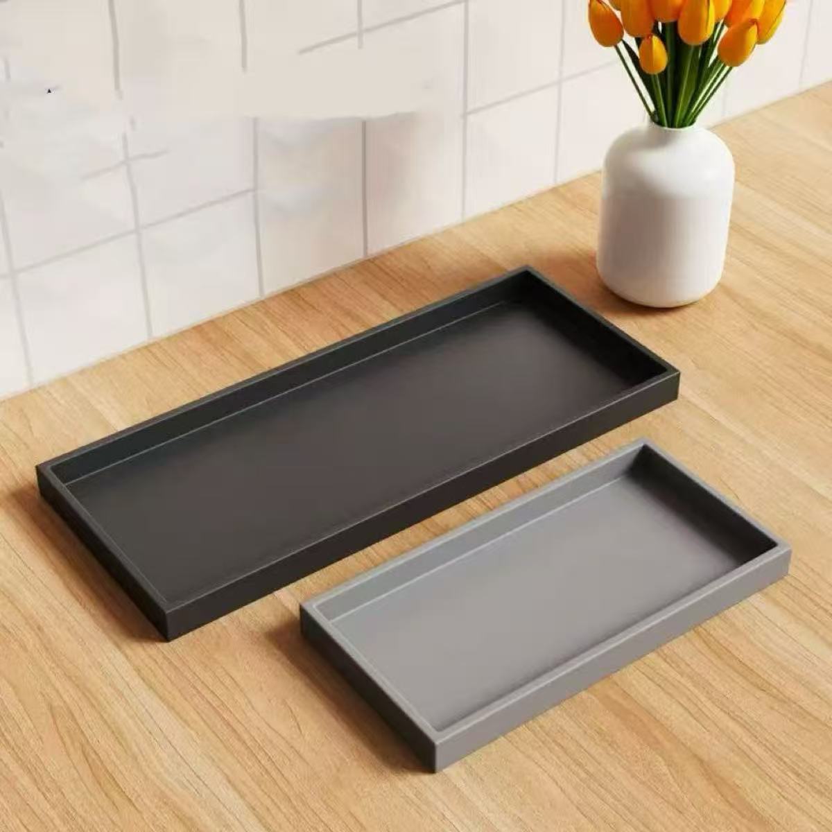 ถาดวางของในห้องน้ำ ถาดซิลิโคนส - Zara Home Bathroom Tray บทวิจารณ์และราคา