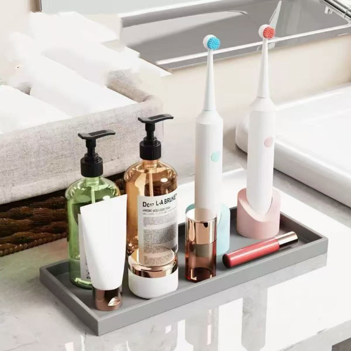 ถาดวางของในห้องน้ำ ถาดซิลิโคนส - Zara Home Bathroom Tray บทวิจารณ์และราคา