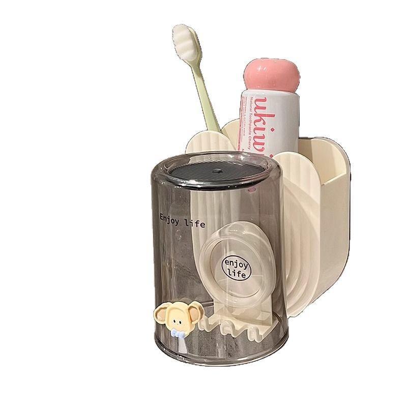 ที่เก็บแปรงสีฟันและยาสีฟันในห้ - Toothbrush Holder Set บทวิจารณ์และราคา