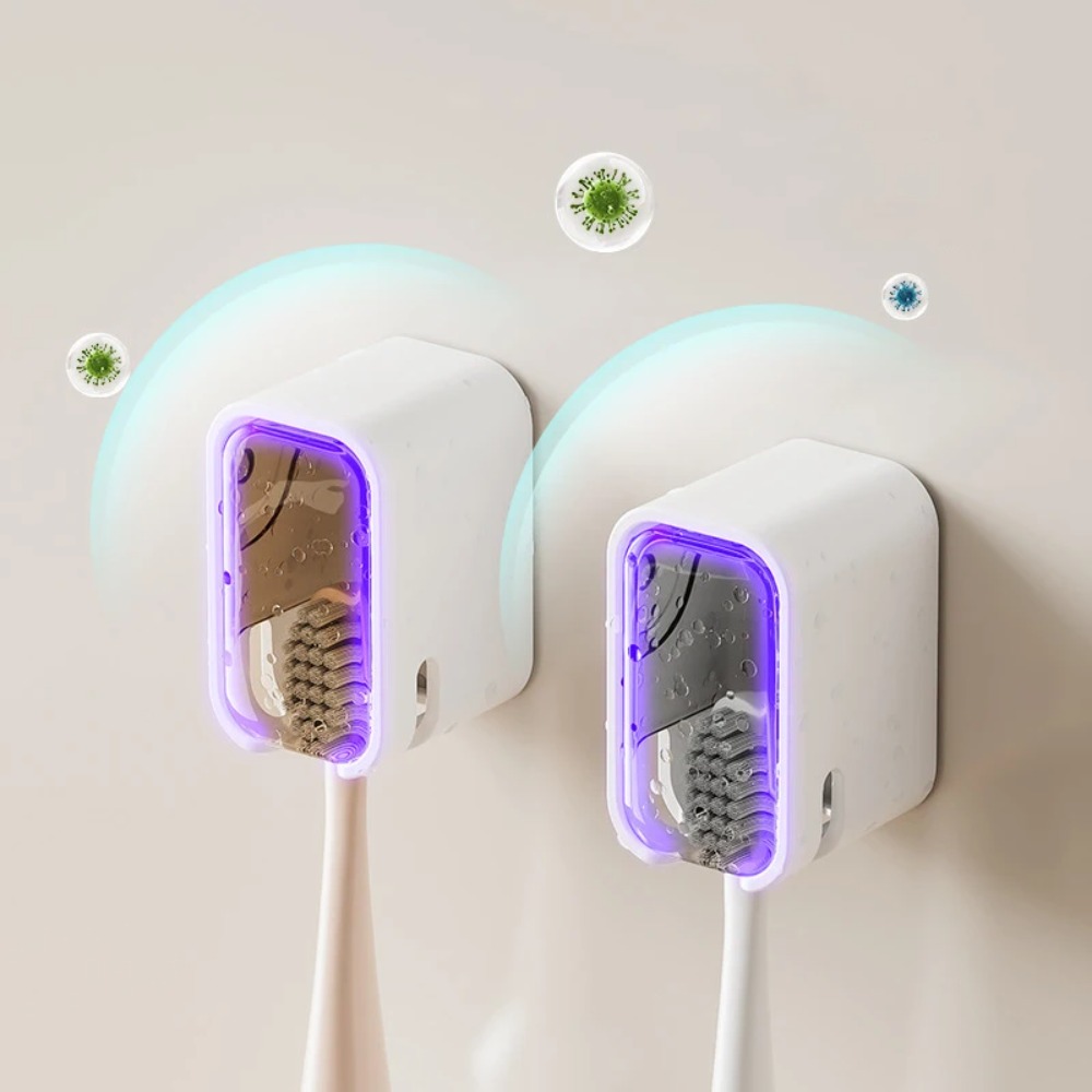 2 ชิ้นผู้ถือแปรงสีฟันพลิกด้านบ - Toothbrush Holder Set บทวิจารณ์และราคา