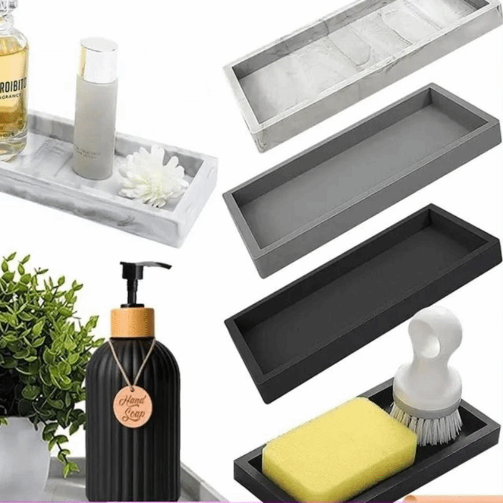 ถาดวางของในห้องน้ำแบบหนา ทนทาน - Zara Home Bathroom Tray บทวิจารณ์และราคา