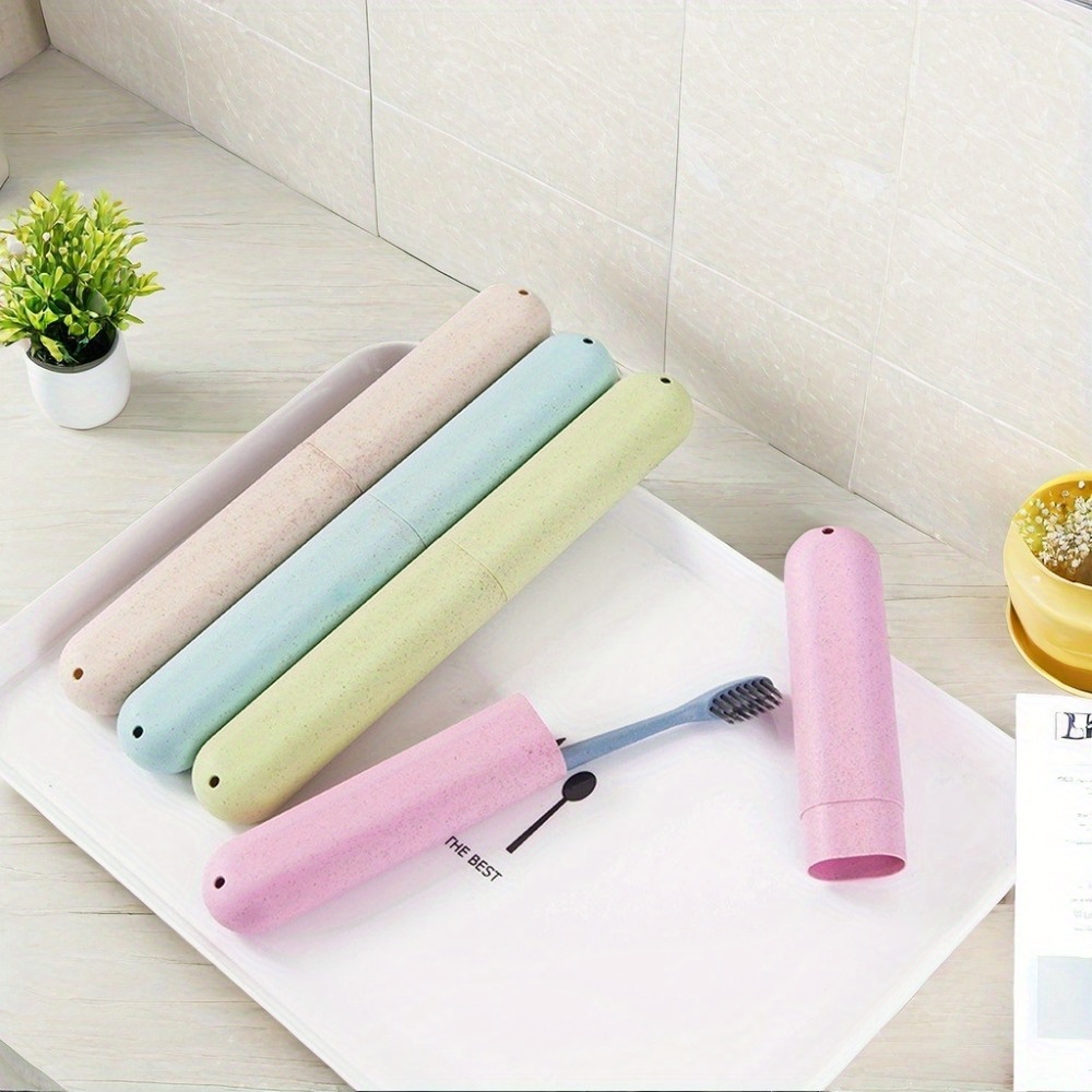 2 ชิ้น/ชุด กล่องใส่แปรงสีฟันแบ - Toothbrush Holder Set บทวิจารณ์และราคา