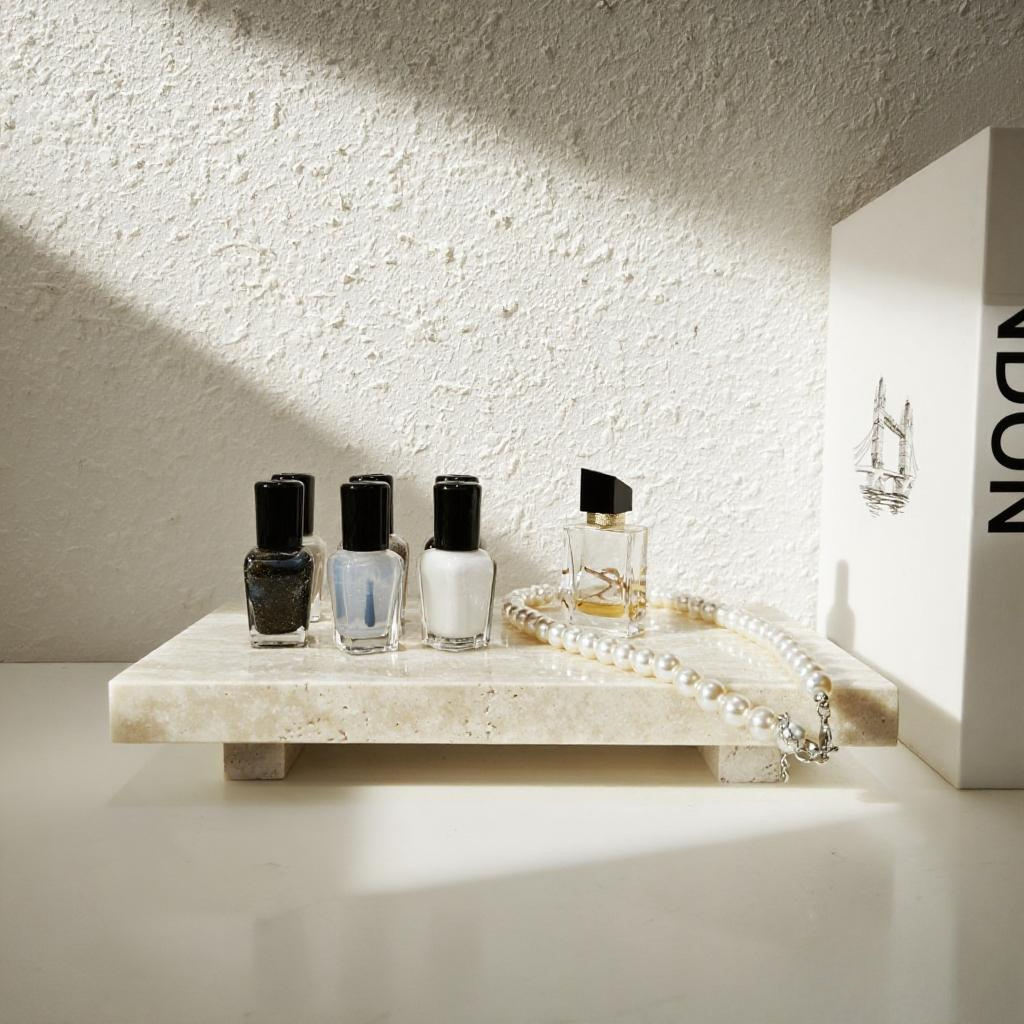 แท่นวางหินอ่อนธรรมชาติอเนกประส - Zara Home Bathroom Tray บทวิจารณ์และราคา
