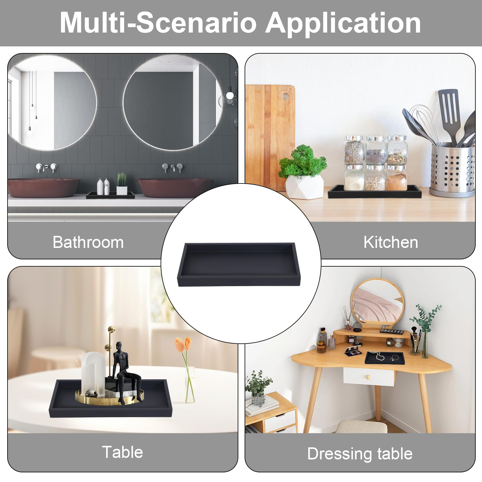 ถาดวางเคาน์เตอร์ห้องน้ำถาดโต๊ะ - Zara Home Bathroom Tray บทวิจารณ์และราคา