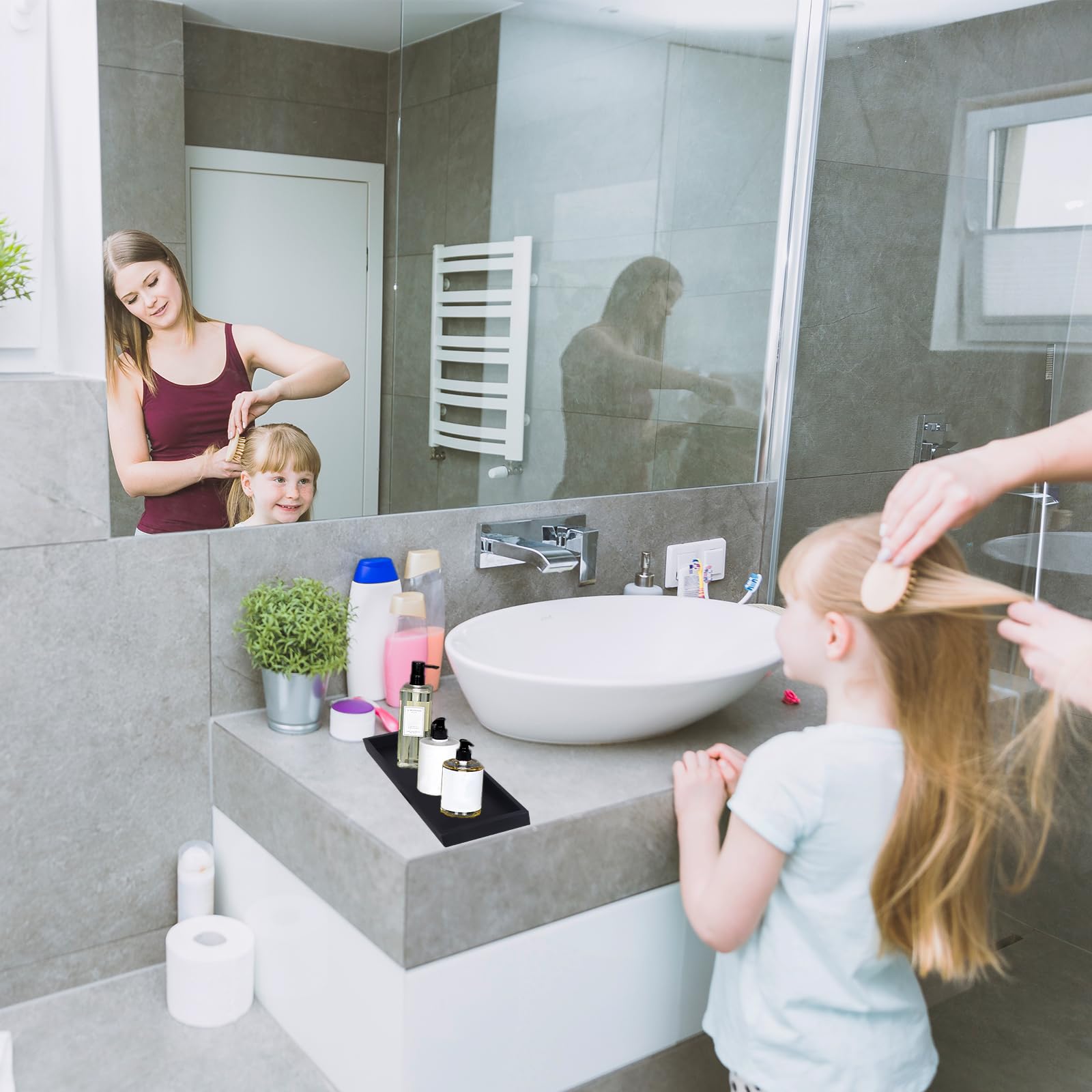 ถาดวางเคาน์เตอร์ห้องน้ำถาดโต๊ะ - Zara Home Bathroom Tray บทวิจารณ์และราคา