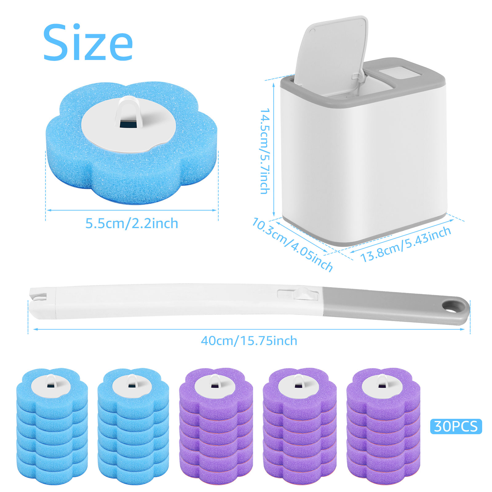 ชุดแปรงขัดห้องน้ำพร้อมที่วาง พ - Home Bathroom Products บทวิจารณ์และราคา