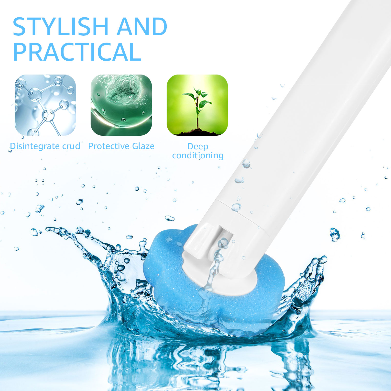 ชุดแปรงขัดห้องน้ำพร้อมที่วาง พ - Home Bathroom Products บทวิจารณ์และราคา