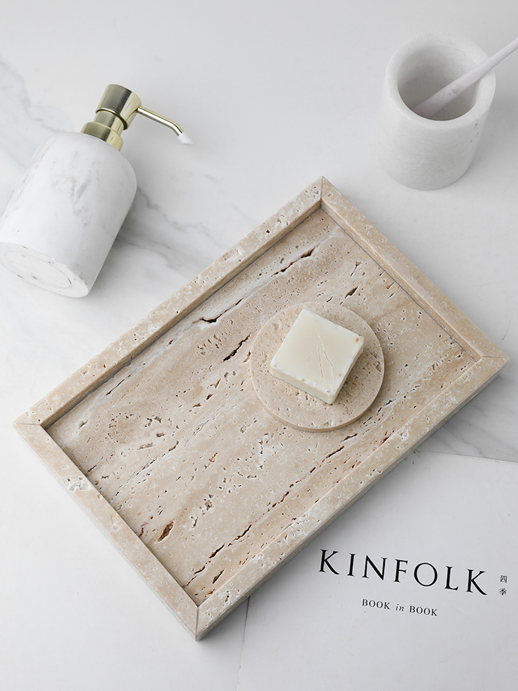 Minimalism ถาดหินอ่อนสําหรับน้ - Zara Home Bathroom Tray บทวิจารณ์และราคา