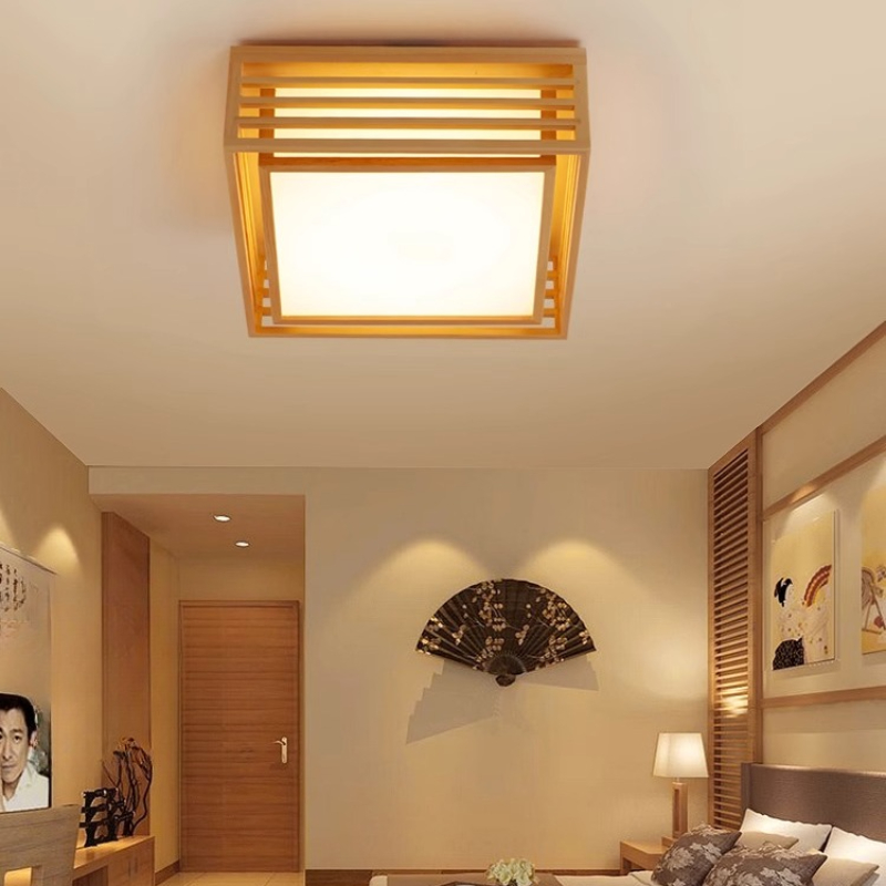 โคมไฟเพดาน LED ทรงสี่เหลี่ยม ด - Japanese Home Bathroom Design บทวิจารณ์และราคา