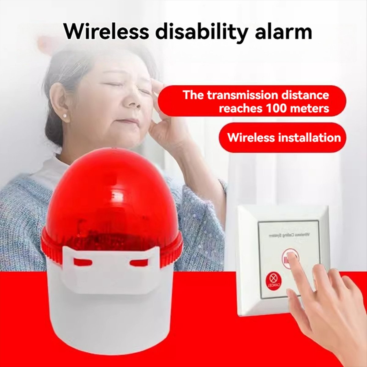 A40I อุปกรณ์เรียกพยาบาลพร้อมปุ - Home Bathroom Called บทวิจารณ์และราคา