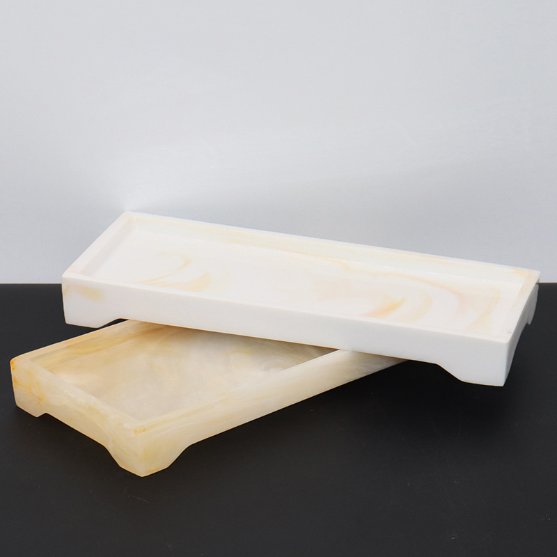 ถาดเก็บของแต่งหน้าทำจากเรซิ่นก - Zara Home Bathroom Tray บทวิจารณ์และราคา