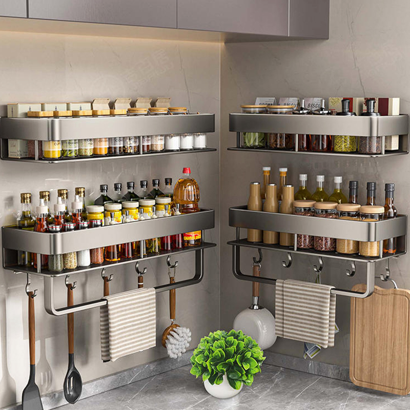 ชั้นวางของในครัวอะลูมิเนียม ชั - Home Kitchen Bathroom Marketing บทวิจารณ์และราคา