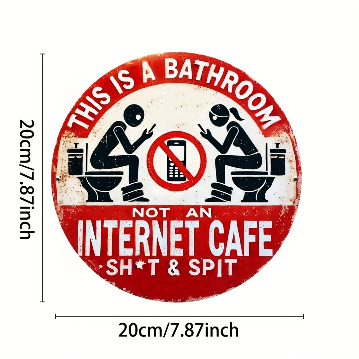 ป้ายอะลูมิเนียมฟอยล์แกะสลักลาย - Home Bathroom Wall Decor บทวิจารณ์และราคา