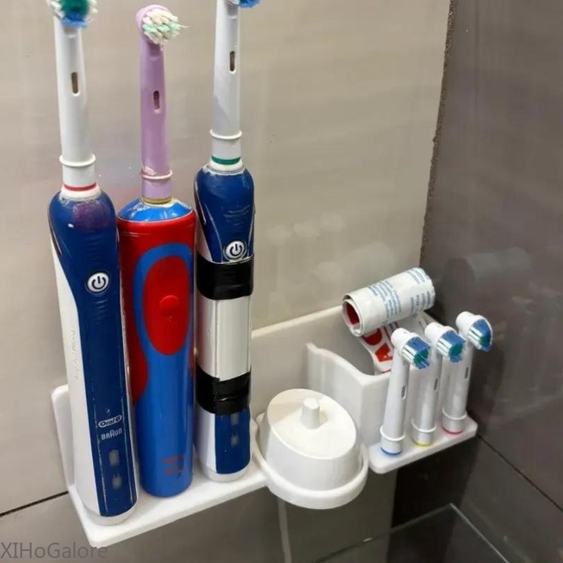 ที่แขวนแปรงสีฟันติดผนังแบบพิมพ - Toothbrush Holder Set บทวิจารณ์และราคา