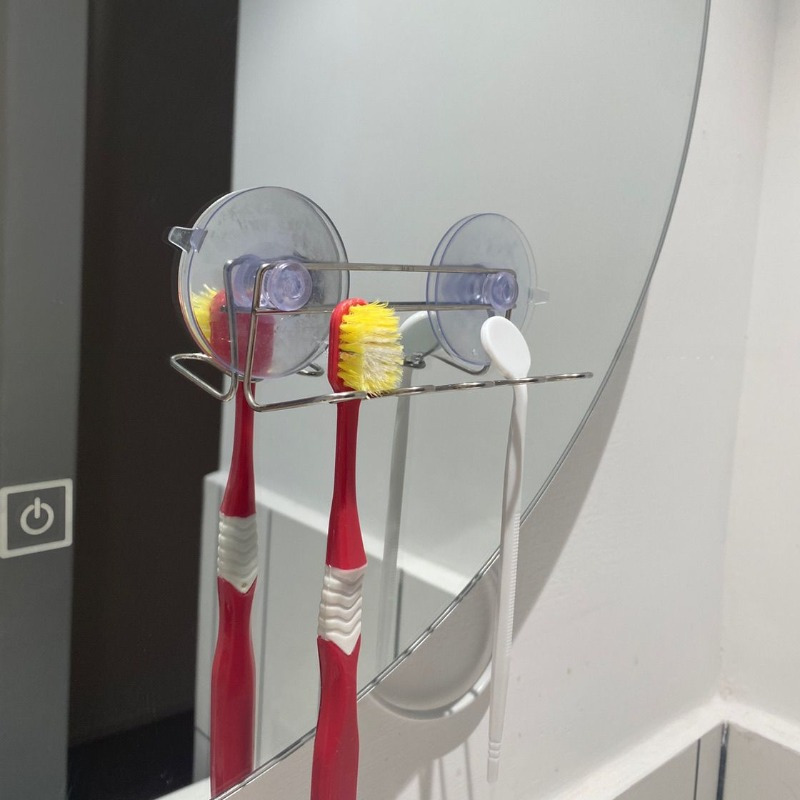 1 PC สแตนเลสสตีลผู้ถือแปรงสีฟั - Toothbrush Holder Set บทวิจารณ์และราคา